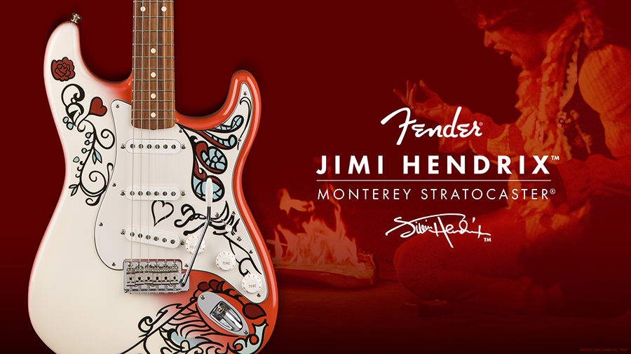 Ѷ֮Jimi Hendrix ǩJimi Hendrix Monterey Strat®